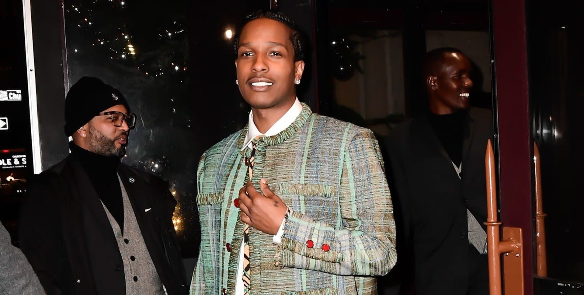 A$AP Rocky Wears a Schoolboy Look at Chanel's NYC Subway Show