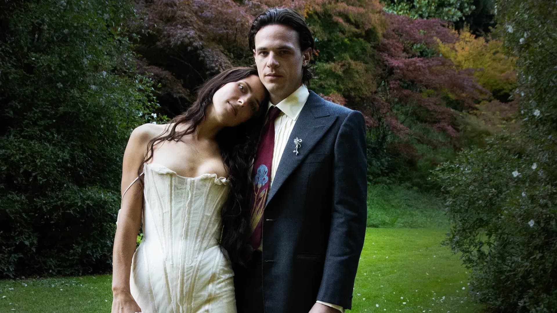 Harley Weir Wore a Corseted Dilara Findikoglu Dress for Her Ireland Wedding to John Kelleher