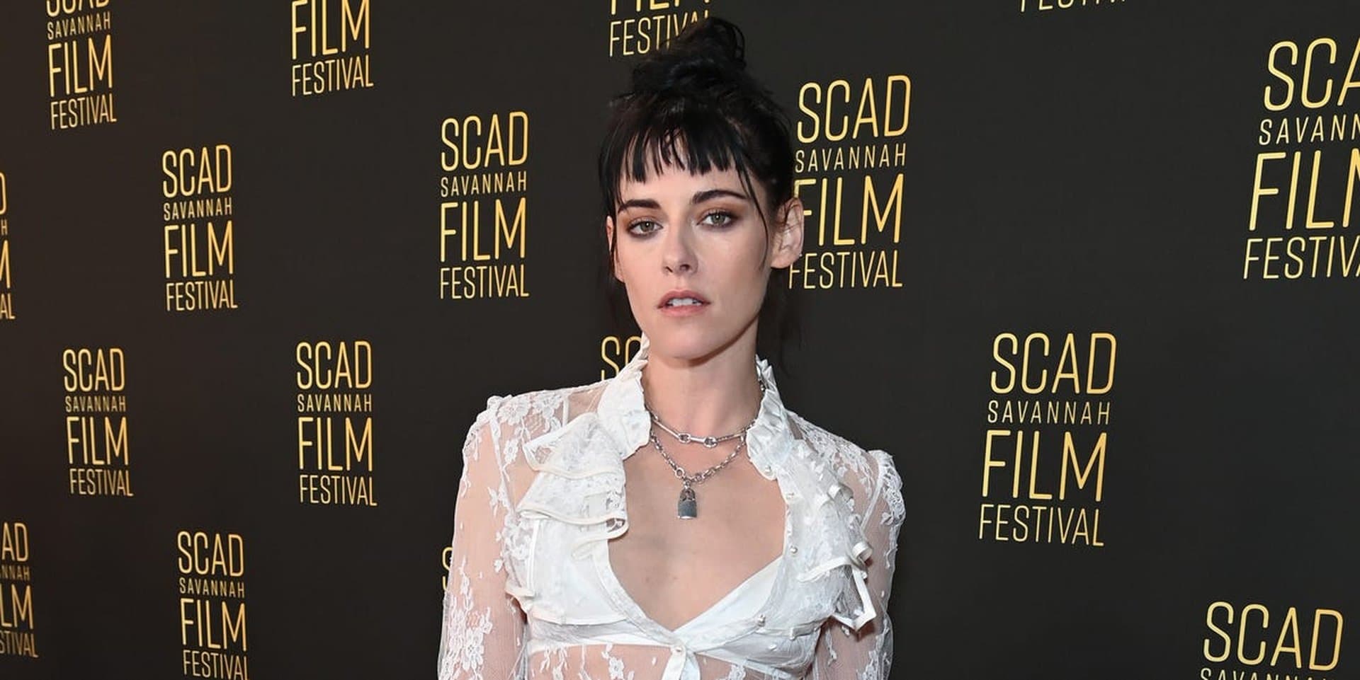 Kristen Stewart Goes Sheer at SCAD Savannah Film Festival 2025